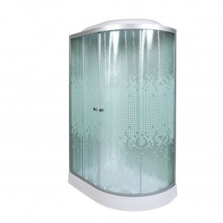 Душевая кабина Deto L 902 L с гидромассажем  120х80х215 см